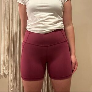 Hot pink biker shorts size medium